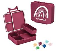 My Vesperbox LIV - Bento Box Kinder - Made in Germany - Model 2026 - Inastillable - Biobasis - Auslaufsicher & Unterteilt - BPA frei - extrem robust - Lunchbox - Brotdose mit Fächer - Jausenbox