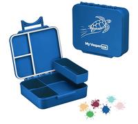 My Vesperbox LIV - Bento Box Kinder - Made in Germany - Model 2026 - Inastillable - Biobasis - Auslaufsicher & Unterteilt - BPA frei - extrem robust - Lunchbox - Brotdose mit Fächer - Jausenbox