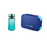 My Vesperbox - Set Mini Lite - Bento Box & Botella 350 ml - Fiambrera con compartimentos variables - Fiambrera para niños - A prueba de fugas, sin BPA - Ideal para la escuela y la guardería