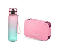 My Vesperbox - Set Mini Lite - Bento Box & Botella 500 ml - Fiambrera con compartimentos variables - Fiambrera para niños - A prueba de fugas, sin BPA - Ideal para la escuela y la guardería