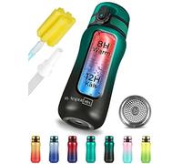 My Vesperbox Thermo Minny - Botella de acero inoxidable resistente al agua, con pajita o tamiz, 400 ml, 600 ml, botella de acero inoxidable resistente para niños y adultos, sin BPA