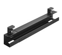 my wall Gestión de Cables de Escritorio HZ46-2L - Montaje Sencillo en Mesa, terminales de Tornillo, 800/1000/1200 mm de Largo, 100 mm de Ancho, Capacidad de Carga de 5 kg, gestión de Cables para