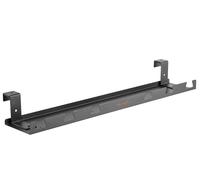 my wall Gestión de Cables de Escritorio HZ47L - Montaje Sencillo en Mesa, Tornillos o Colgar, 590 mm de Largo, 131 mm de Ancho, Capacidad de Carga de 5 kg, guía de Cables para escritorios, Montaje