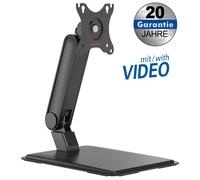 my wall HL58L - Soporte para Monitor de Altura Regulable (Mecanismo de Muelle, Altura Regulable sin Niveles, inclinable, Ajustable en Horizontal, Monitor táctil y Soporte de Pantalla)