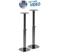 My wall hs 23l pedestal para altavoz extensible, soporte de suelo, alt