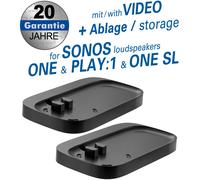 My wall hs28l - soporte de pared para altavoces sonos one/one sl/play: