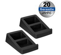 my Wall HS32-1L - Soporte de Mesa Universal para Altavoces (2 Unidades, soporta hasta 3 kg, ángulo de inclinación de 15°, Soporte para Altavoz, Soporte de Mesa para Altavoces, amortiguación de