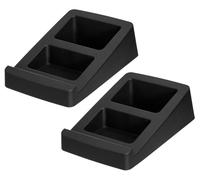 my wall HS32-2L - Soporte de Mesa Universal para Altavoces (2 Unidades, Carga máxima de 3 kg, ángulo de inclinación de 15°, Soporte de Mesa para Altavoces, amortiguación de Vibraciones)