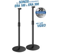 My wall hs49wl - juego de 2 soportes para altavoces de altura ajustabl