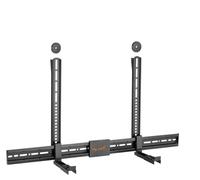 my Wall HZ 31 L Soporte universal para barras de sonido, montaje debajo o encima de la pantalla sin agujeros de montaje, incluye almohadillas antideslizantes, carga de hasta 15 kg, 20 años de garantía