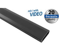 My wall hz2-1.1l canaleta de cable con cierre patentado plegable y cli