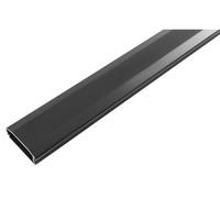 my wall HZ2-1.1L Canaleta de Cable con Cierre Patentado Plegable y Clic - Organizador de Cables para un hogar u Oficina ordenado, Aluminio, 60 mm de Ancho, Acceso rápido a los Cables