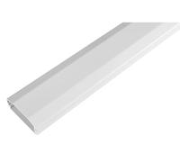 my wall HZ2-1,1WL - Canaleta para Cables con Cierre Patentado Plegable y Clic, Organizador de Cables para un hogar u Oficina ordenado, Aluminio, 60 mm de Ancho, Acceso rápido a los Cables