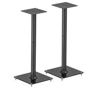 my Wall Juego de 2 Soportes para Altavoces HS35L, soporta hasta 25 kg, con Alfombrilla antivibración, Base para Altavoz, pies Intercambiables, Soporte Seguro y Sonido sin distorsiones