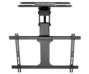 my wall Soporte de Techo para TV motorizado, HL49ML, Smart Home, Compatible con Alexa y Google Home, Control por Voz, Soporte de Techo eléctrico, Plegable, Giratorio, Mando a Distancia o Control por