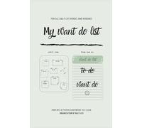 My want do list: From bits of papers everywhere to a clear organization of daily life