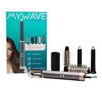 My Wave - Cepillo Moldeador Estilizador 6 en 1 con Tecnología Coanda y Motor BLDC 1500W | 2 Velocidades + 3 Configuraciones de Calor | Incluye 6 Accesorios | Iónico Antifrizz
