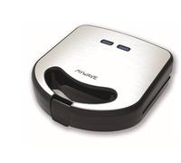 MY WAVE - Sandwichera 2 en 1 - Grill y Gofres - Placas Intercambiables - Acabado Crujiente y Delicioso - Grill y Plancha Desmontable Antiadherente