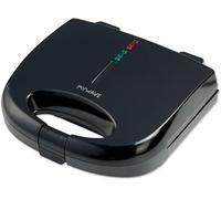 My Wave - Sandwichera - Potencia de 750W - Para Todo Tipo de Alimentos - Apertura de 90º - Parrilla Eléctrica con Placas Antiadherentes - Medidas: 22,5 x 14 cm- Negro