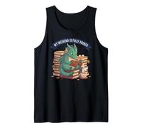 My Weekend Is Fully Booked, Lindo diseño de Lector de dragón Camiseta sin Mangas