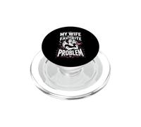 My Wife Is My Favorite Problem Divertido Dicho Divertido PopSockets PopGrip para MagSafe
