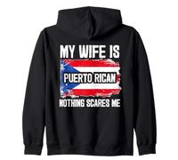 My Wife Is Puerto Rican Nothing Scares Me Sudadera con Capucha