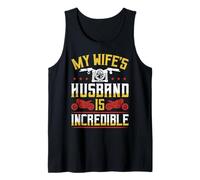 My Wife’s Husband Is Incredible Funny Marriage Gift Camiseta sin Mangas