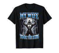 My Wife Took The Kids Funny Werewolf Meme Camiseta