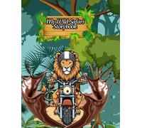 My Wild Safari Storybook: Primary Composition Notebook with Picture Box | Jungle Animal Theme for Handwriting Practice | Draw and Write Journal with Dotted Midlines for Grades K-2