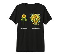 My Wish God'S Plan Girasol Cristiana Fe Religiosa Camiseta Premium