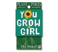 My Word! Cartel de madera para plantas con texto en inglés "You Grow Girl