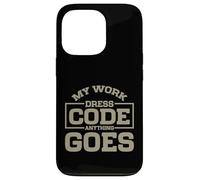 My Work Código de Vestimenta Anything Goes Freelancer Carcasa para iPhone 13 Pro