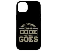 My Work Código de Vestimenta Anything Goes Freelancer Carcasa para iPhone 14 Plus