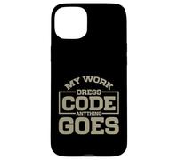 My Work Código de Vestimenta Anything Goes Freelancer Carcasa para iPhone 15 Plus