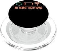 My Worst Nightmare Humor Geek Para Entusiastas De Tecnología PopSockets PopGrip para MagSafe