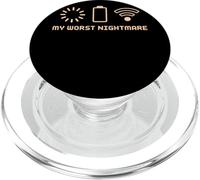 My Worst Nightmare Humor Tech Minimalista Frustración PopSockets PopGrip para MagSafe