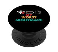 My Worst Nightmare - Videojuegos para Jugadores Amantes de los Juegos PopSockets PopGrip Adhesivo