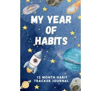 My Year Of Habits: 12 Month Habit Tracker journal