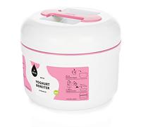 My.Yo - Yogurtera sin electricidad | Color crema/rosa, incluye 2 bolsas de fermentos orgánicos