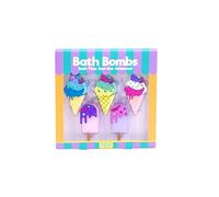 MYA - Girls 5 Set Bombas Ice Cream | Bombas de Baño Efervescentes | Set de 5 Unidades con Forma de Helado | Aromas Dulces y Espuma Suave | Cuidado e Hidratación de la Piel
