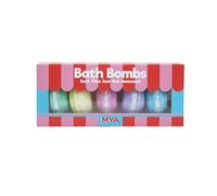 MYA - Girls 5 Set Bombas Macaron | Bombas de Baño Efervescentes | Set de 5 Unidades con Forma de Macaron | Aromas Suaves y Textura Espumosa | Cuidado e Hidratación de la Piel