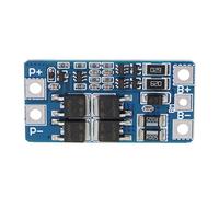 Mya - Panel de protección de batería, 2 unidades, 10 A, 7,4 V, 18650, tarjeta de protección del cargador de litio BMS PCM, con balanza
