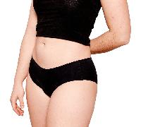 MyAlma Braguita Menstrual Sin Costuras M Negro