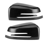 MYANEYPUO 2pcs Side Rearview Mirror Cover Decorative Trim Cap Fit for Mercedes A B C E CLS CLA GLA (Carbon Fiber Style)