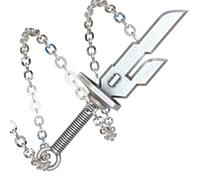 MYAROMA FINDINGS Toji Fushiguro - Collar con colgante de lanza del cielo invertida, regalo creativo para fanáticos del anime, cadena de acero inoxidable, 71, Zinc, No es una piedra preciosa