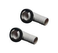 Myazs 2 Conectores de Salida de Drenaje de Aire Acondicionado, Conector de Manguera de Unidad Externa, Ajuste de Codo, Fácil Instalación, Boquilla de Drenaje, Piezas