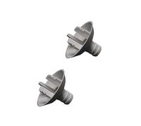 Myazs 2 piezas Conector de salida de drenaje del aire acondicionado Conector para manguera de drenaje Unidad exterior Accesorio acodado Fácil instalación Boquilla de drenaje del aire acondicionado