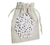 Myazs 500g Pie Hornear Beans Beads Press Stone Weights With Storage Drawstring Bag Ceramic High Temperature Resistance Tools Baking Tools And Gadgets For Cake