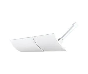 Myazs Deflector de aire acondicionado escalable, cubierta desviadora de aire, deflectores telescópicos antiviento, guía de parabrisas antisoplado director, acondicionador, cubierta de ventilación,