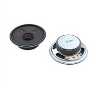 Myazs Mini altavoces de 0,5 W y 8 ohmios, 50 mm, 5 cm, negro, conectividad auxiliar, altavoz de estantería, canal 2.0, salida mono, para teléfonos inteligentes, coches, uso en el coche, estilo